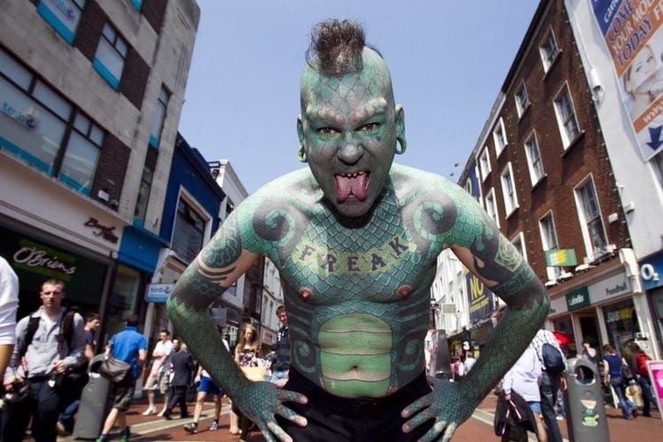 The Lizardman in all it's glory, via Tumblr