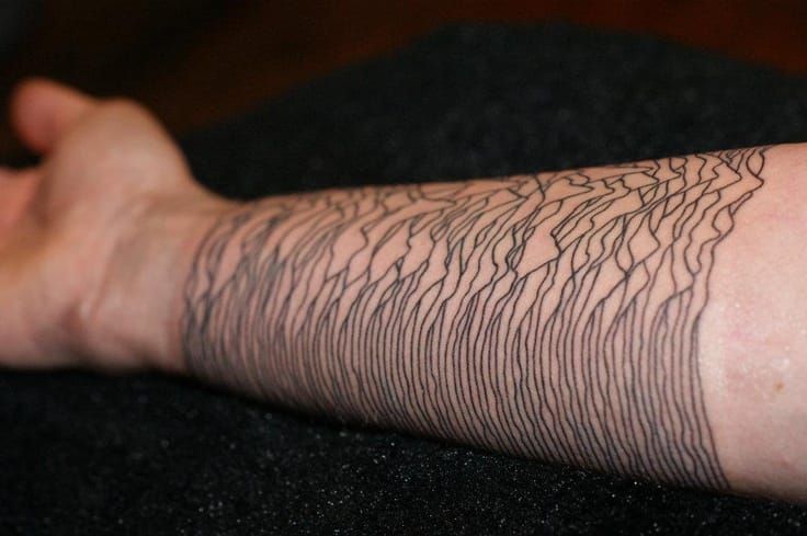 Joy Division tattoo Tranchefeux  Joy division tattoo Cool tattoos for  guys Tattoos