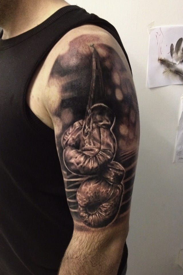 25 Best Boxing Gloves Tattoos Designs And Ideas For The Real Fighters