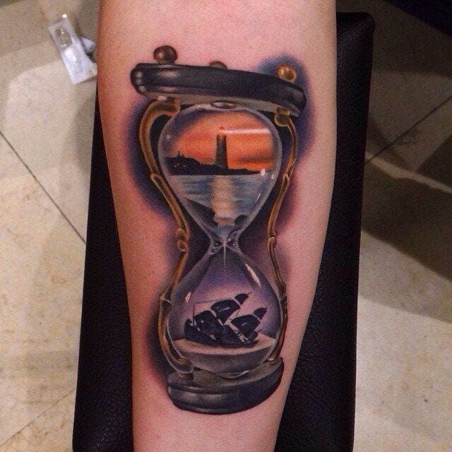 Hourglass Tattoo  Bay City MI