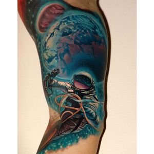 Amazing half sleeve by Boris Tattoo from Vienna!