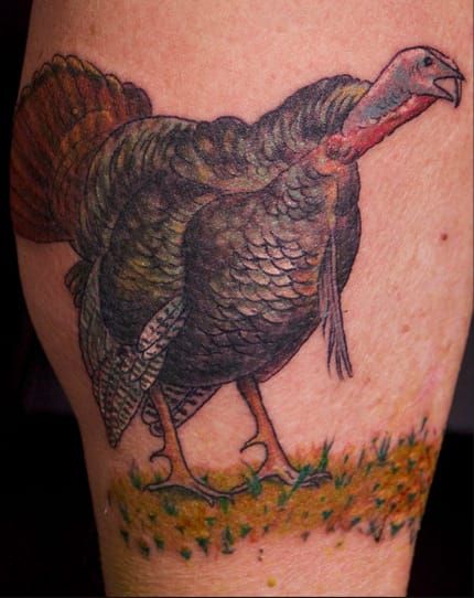 turkey track tattoos
