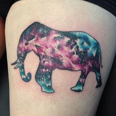 Fantastic Galaxy Elephant! Please tell us who is the artist.