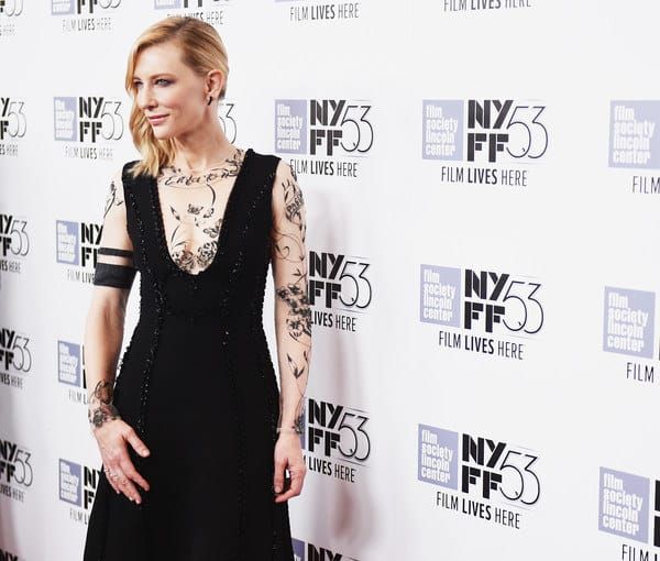 Cate Blanchett Reveals Chest And Sleeve Tattoos On The Red Carpet And We  Are Shook