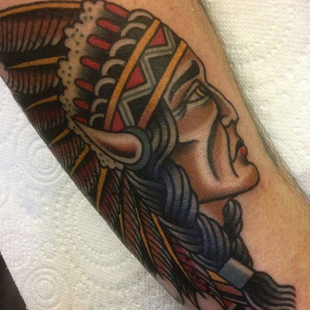 26 Indian Chief Tattoos And Designs Ideas