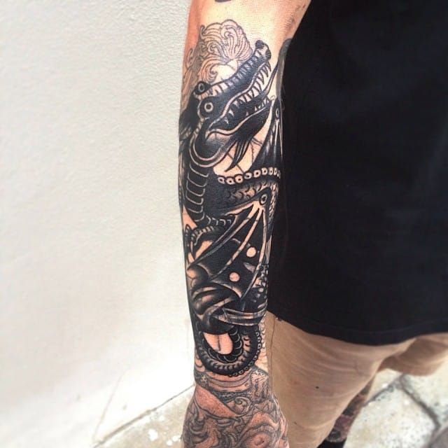 Blast over sleeve by sotjatattoo  Age of Love Tattoo  Facebook