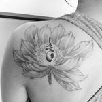 Pretty lotus by PhatJoe. #unalome #spiritual #symbol #linework