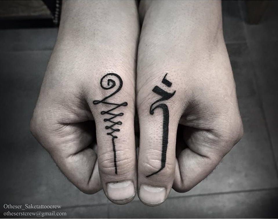 Fully healed finger tattoos by Steven Salgado @ Soloarte Tattoo Studio in  Austell, GA. : r/tattoos