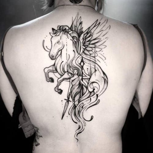 10 Best Pegasus Tattoo Ideas You Have to See to Believe   Daily Hind News
