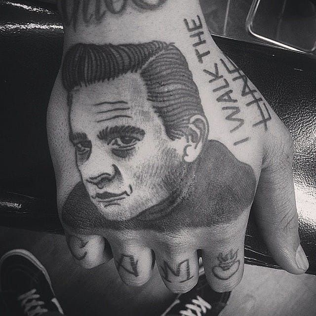 15 Emphatic Johnny Cash Tattoos Tattoodo