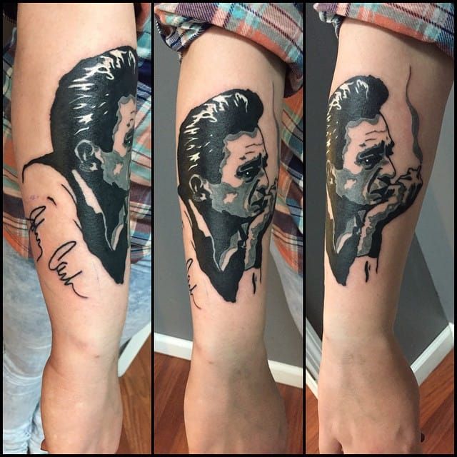 15 Emphatic Johnny Cash Tattoos  Tattoodo