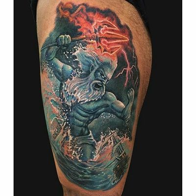 Badass Poseidon by Jamie Lee Parker...