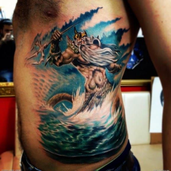 Tattoo uploaded by Rebecca De Cadorette  Sea goddess and new moon talisman  for a lightworker  Tattoodo