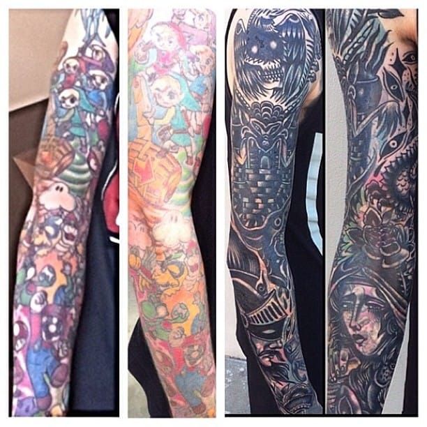 Healed blast over rework tattoo healed blastover foodog  By Josh Barg  Tattoo  Facebook