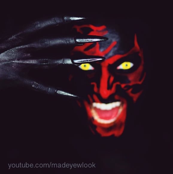 It's that bitch-ass demon from Insidious!