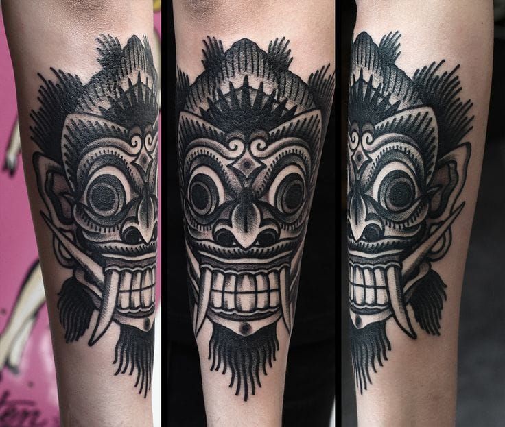 Done by Made at Golden Ink in Bali. My favourite piece so far. Symbolising  both good and evil : r/tattoos