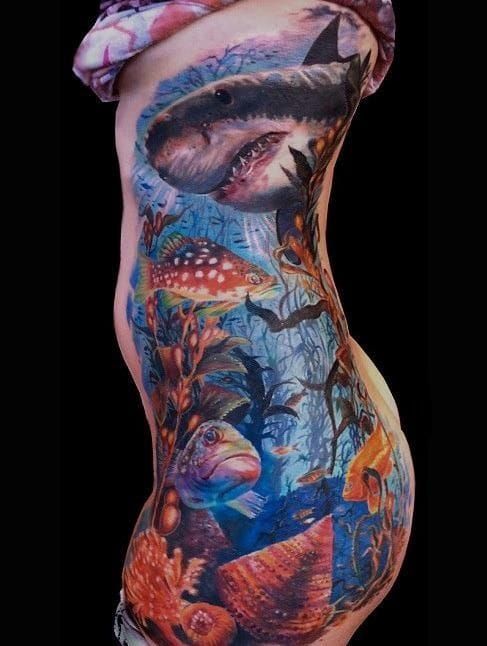 80 Water Tattoos For Men  Masculine Liquid Designs  Water tattoo Waves  tattoo Wave tattoo design