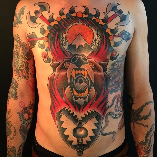 41 Bear Trap Tattoos Immortalizing The Hunters Spirit In Tattoo Art   Psycho Tats