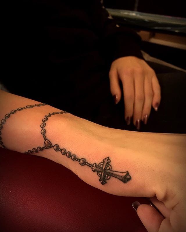 Rosary tattoo 🙏🏽 #tattoo #torontotattoo #torontotattooartist #tattooideas  | Instagram