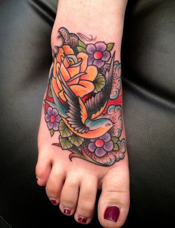Forget Chuck Taylors, These Foot Tattoo Designs Make You The Canvas •  Tattoodo