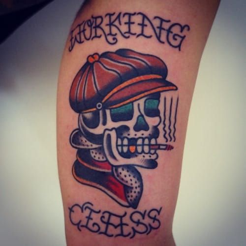 10 Cool And Classic Smoking Skull Tattoos • Tattoodo