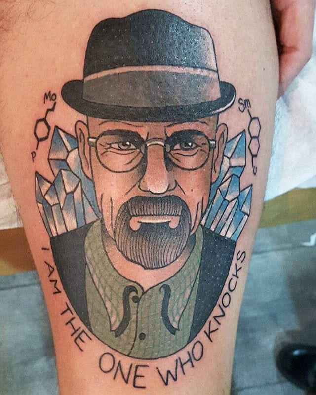 walter white tattoo shirt