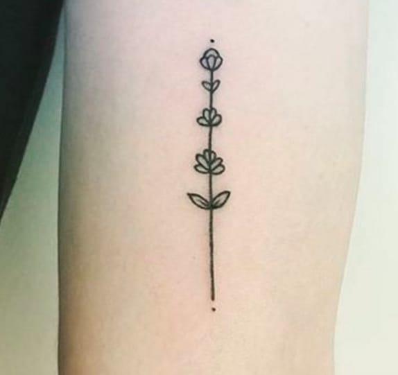 Tiny and perfect tattoo by @paige_tattoos (photo credit Instagram).