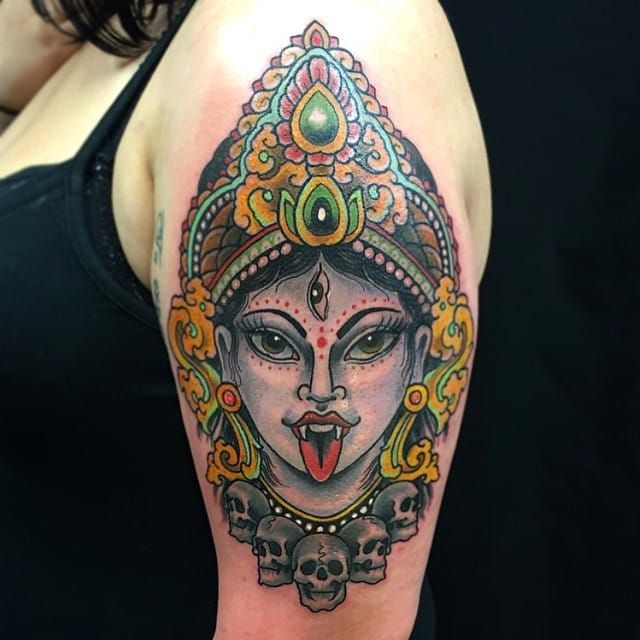 Kali maa tattoo Kadka maa tattoo Kali mata tattoo maa kali tattoo   Shiva tattoo Tattoos Mahadev tattoo