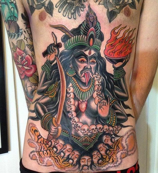 Kali Tattoos: Meanings, Tattoo Designs & Ideas | Kali tattoo, Tattoos,  Goddess tattoo