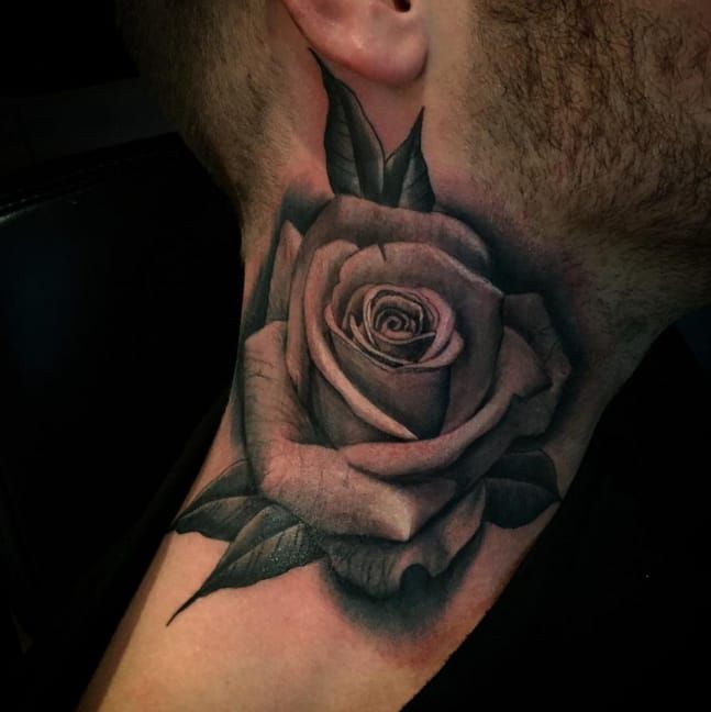 60 Creative and Bold Neck Tattoos  Art and Design