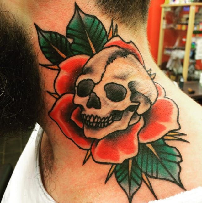 skull tattoo neckTikTok Search