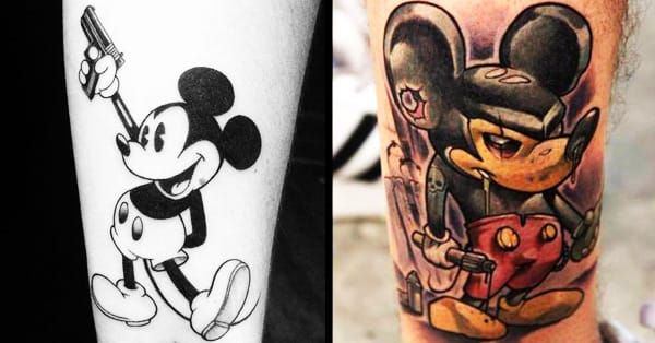 12 Dark Mickey Mouse Tattoos  Tattoodo