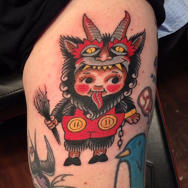 Ready for the Krampus parade! By Gary Gerhardt.