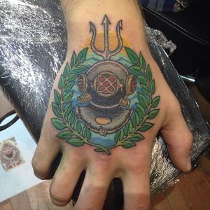 Nautical hand piece by J Eden Storms.