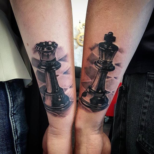18 Classy Chess Piece Tattoos