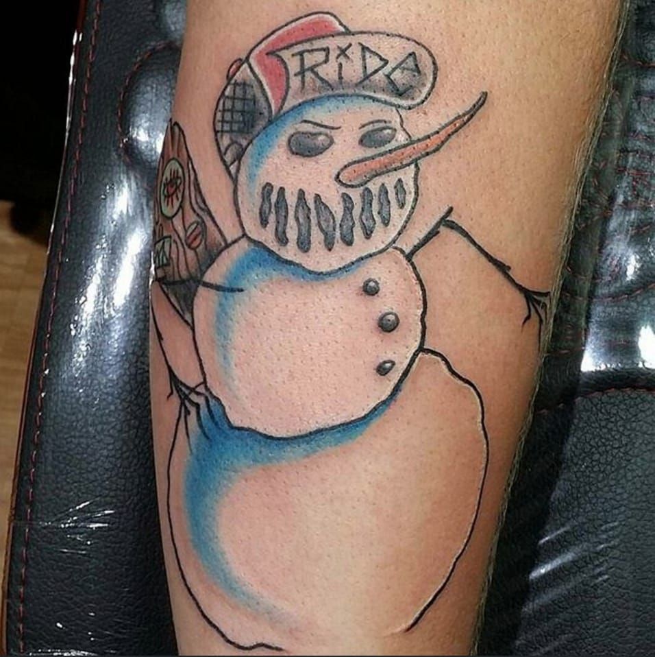 25 Best Snowman Tattoo Ideas  EntertainmentMesh