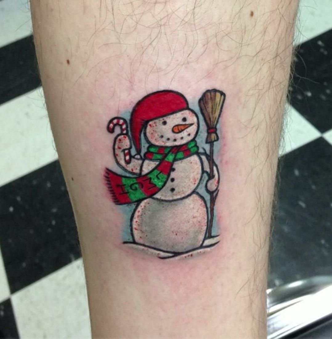 snowman tattoos from tattooscom  Winter tattoo Christmas tattoo Tattoo  designs