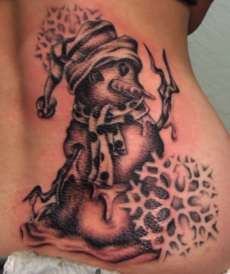 Bold Statement Tattoos  Tattoo by timothystrange happyholidays snowman  tattoolovers tattooed tattoodo tttism  Facebook