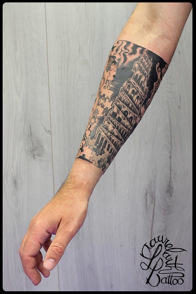 RahmaM tattoos  Finished off this assyrian sleeve for George  Ashurbanipal statuetower of babel  Facebook