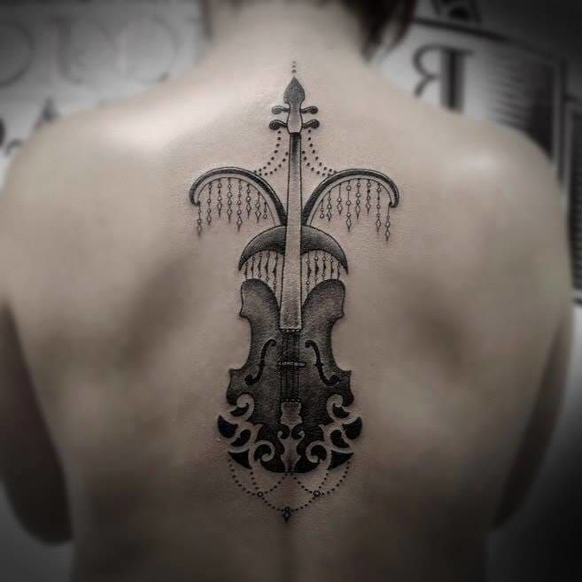Violin Tattoo on Forearm  Violin tattoo Forearm tattoos Cello tattoo