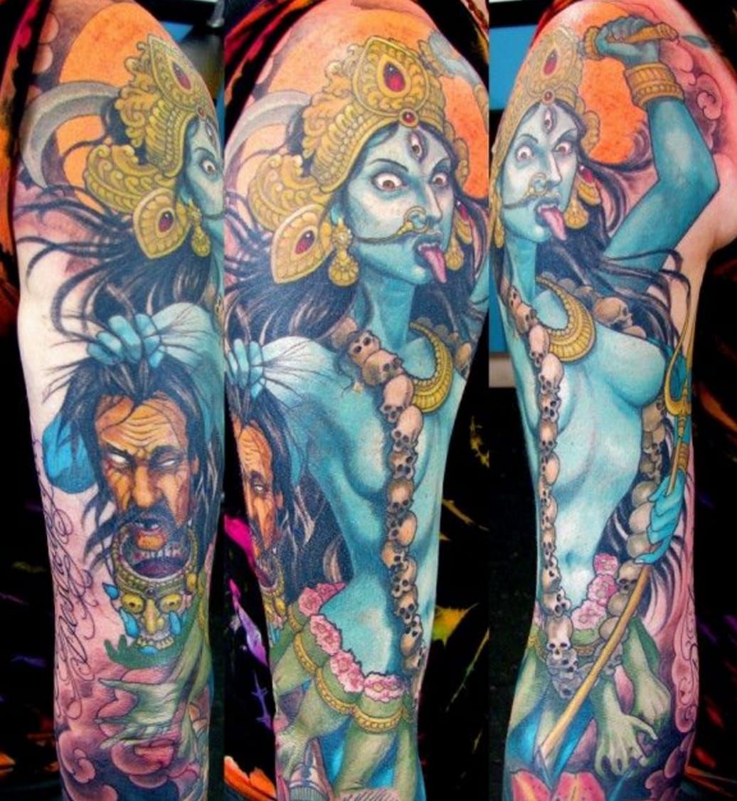 Sleeve tattoos Hindu tattoos Hindu tattoo