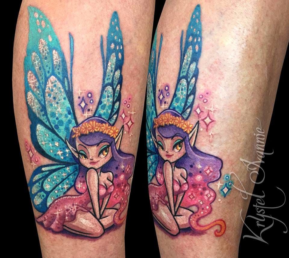 Pinup fairy tattoo with calla lilies  Tattoos Pieces tattoo Calla lily
