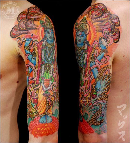International Client  God Tattoo Designs on Arm  Ace Tattooz