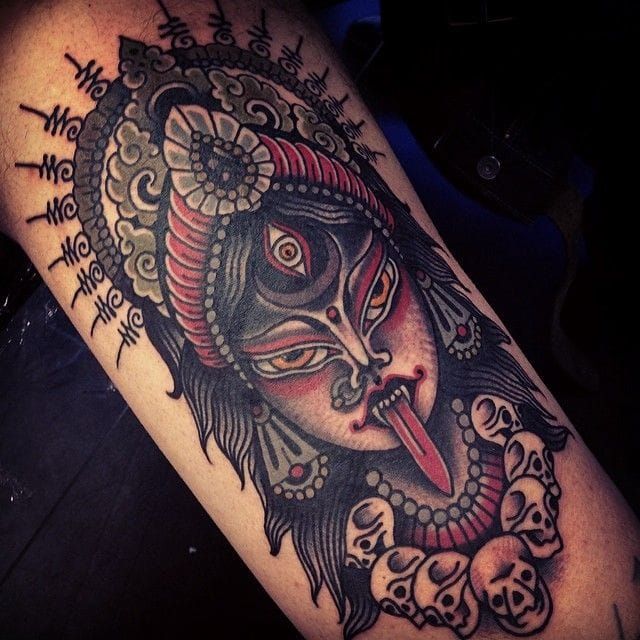 Kali Hindu Goddess Tattoo by Stevie Monie TattooNOW