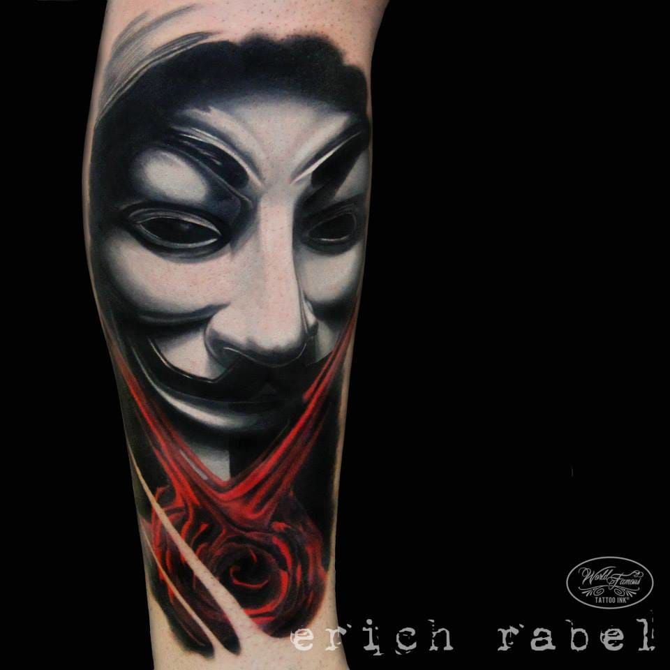 15 Free V For Vendetta Tattoos • Tattoodo