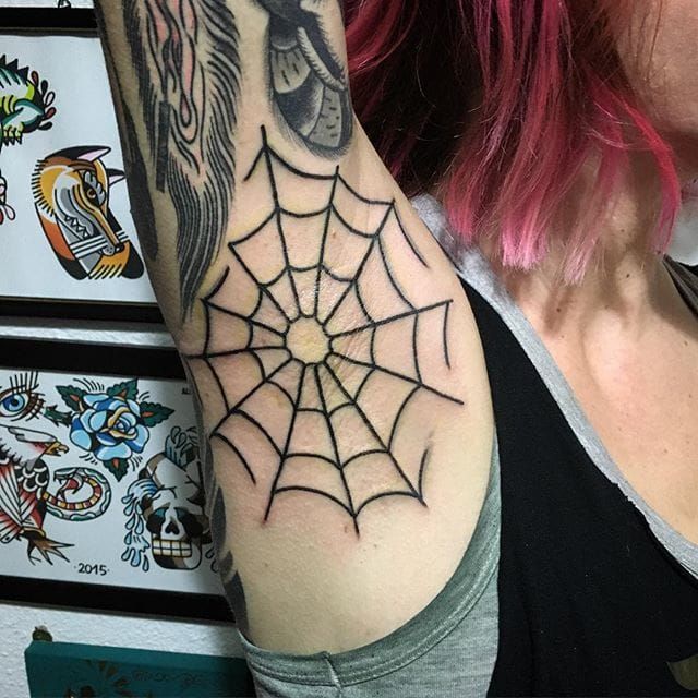 Yaasss Witches  Spider web armpit tattoo Sweet  Facebook