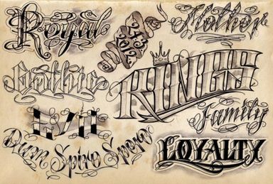 Best Fonts for Tattoos