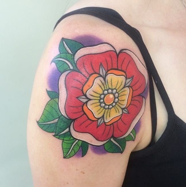 Top 173 + Tudor rose tattoo meaning - Spcminer.com
