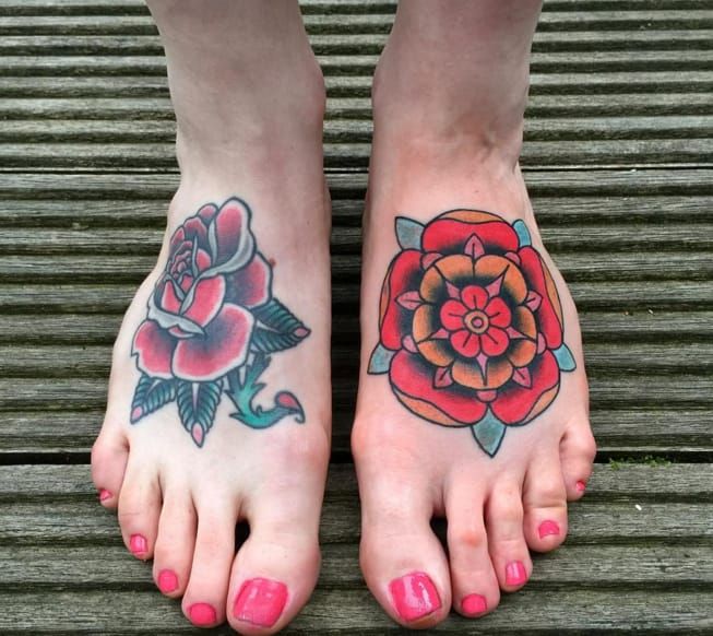 English Emblems: The Heraldic Tudor Rose Tattoo • Tattoodo