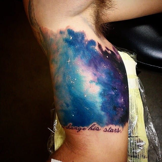 12 Starry Night Sky Tattoos • Tattoodo